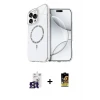 ieg™ iPhone 16 Pro Max Kılıf Kıvılcım Form Prime - Siyah Buffer Cam Ekran Koruyucu + Bilvis Titan Kamera Lens - TMGI