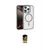 ieg™ iPhone 16 Pro Max Kılıf Kıvılcım Prime - Siyah Buffer Cam Ekran Koruyucu