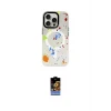 ieg™ iPhone 16 Pro Max Kılıf Kozmos Doku - Siyah Buffer Hayalet Cam Ekran Koruyucu