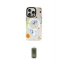 ieg™ iPhone 16 Pro Max Kılıf Kozmos Doku - Siyah Joko Magic 5D Hayalet Cam