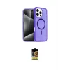 ieg™ iPhone 16 Pro Max Kılıf Nova Asil Prime - Siyah Buffer Cam Ekran Koruyucu