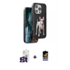 ieg™ iPhone 16 Pro Max Kılıf Nova Form Koleksiyonu - Siyah Buffer Hayalet Cam Ekran Koruyucu + Bilvis Titan Kamera Lens - GS