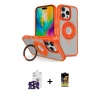 ieg™ iPhone 16 Pro Max Kılıf Nova Minimal Serisi - Siyah Buffer Cam Ekran Koruyucu + Bilvis Titan Kamera Lens - SH