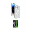 ieg™ iPhone 16 Pro Max Kılıf Nova Modern Prime - Şeffaf 360 Full Body Arka Koruyucu