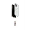 ieg™ iPhone 16 Pro Max Kılıf Pusula Form Serisi - Siyah Bilvis 3D Cam Ekran Koruyucu