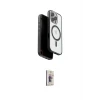 ieg™ iPhone 16 Pro Max Kılıf Pusula Form Serisi - Siyah Bilvis 3D Cam Ekran Koruyucu
