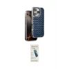 ieg™ iPhone 16 Pro Max Kılıf Siluet Form Serisi - Şeffaf Pasifik Cam Ekran Koruyucu