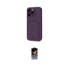 ieg™ iPhone 16 Pro Max Kılıf Vadi Çizgi Prime - Siyah Buffer Hayalet Cam Ekran Koruyucu