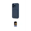 ieg™ iPhone 16 Pro Max Kılıf Vadi Çizgi Prime - Siyah Buffer Hayalet Cam Ekran Koruyucu