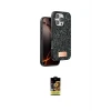 ieg™ iPhone 16 Pro Max Kılıf Vadi Klasik Serisi - Siyah Buffer Cam Ekran Koruyucu