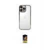 ieg™ iPhone 16 Pro Max Kılıf Vadi Minimal - Siyah Buffer Cam Ekran Koruyucu