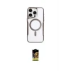 ieg™ iPhone 16 Pro Max Kılıf Yadigar Klasik Özel Seri - Siyah Buffer Cam Ekran Koruyucu