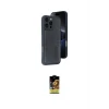 ieg™ iPhone 16 Pro Max Kılıf Yörünge Işık Serisi - Siyah Buffer Cam Ekran Koruyucu