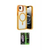 ieg™ iPhone 16E Kılıf Akış Form - Şeffaf 360 Full Body Arka Koruyucu