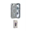 ieg™ iPhone 16E Kılıf Eksen Çizgi - Siyah Bilvis 3D Cam Ekran Koruyucu