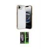ieg™ iPhone 16E Kılıf Vadi Minimal - Şeffaf 360 Full Body Arka Koruyucu