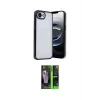 ieg™ iPhone 16E Kılıf Vadi Minimal - Şeffaf 360 Full Body Arka Koruyucu