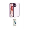ieg™ iPhone 17 Kılıf Vadi Minimal - Şeffaf Pasifik Cam Ekran Koruyucu