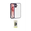 ieg™ iPhone 17 Kılıf Vadi Minimal - Siyah Joko Magic 5D Hayalet Cam