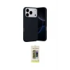 ieg™ iPhone 17 Pro Kılıf Ahenk Serisi - Siyah Joko Magic 5D Hayalet Cam