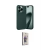 ieg™ iPhone 17 Pro Kılıf Eksen Form Prime - Siyah Bilvis 3D Cam Ekran Koruyucu