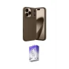 ieg™ iPhone 17 Pro Kılıf Eksen Form Prime - Siyah Bilvis 5in1 3D Magic Cam Ekran Koruyucu