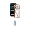 ieg™ iPhone 17 Pro Kılıf Zirve Doku Prime - Siyah Joko Magic 5D Cam