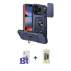 ieg™ iPhone 17 Pro Max Kılıf Ahenk Klasik - Siyah Joko Magic 5D Hayalet Cam + Bilvis Titan Kamera Lens - NLGY