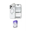 ieg™ iPhone 17 Pro Max Kılıf Kıvılcım Form Prime - Siyah Bilvis 5in1 3D Magic Cam Ekran Koruyucu