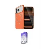 ieg™ iPhone 17 Pro Max Kılıf Kıvılcım Form Prime - Siyah Bilvis 5in1 3D Magic Cam Ekran Koruyucu