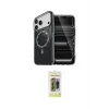 ieg™ iPhone 17 Pro Max Kılıf Kıvılcım Form Prime - Siyah Joko Magic 5D Hayalet Cam