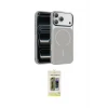 ieg™ iPhone 17 Pro Max Kılıf Kıvılcım Klasik - Siyah Joko Magic 5D Hayalet Cam