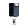 ieg™ iPhone 17 Pro Max Kılıf Kıvılcım Klasik - Siyah Joko Magic 5D Hayalet Cam