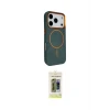 ieg™ iPhone 17 Pro Max Kılıf Kutup Minimal Prime - Siyah Joko Magic 5D Hayalet Cam