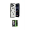 ieg™ iPhone 17 Pro Max Kılıf Nova Işık Özel Seri - Şeffaf 360 Full Body Arka Koruyucu