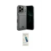 ieg™ iPhone 17 Pro Max Kılıf Vadi Çizgi Prime - Şeffaf Pasifik Cam Ekran Koruyucu