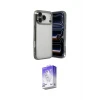 ieg™ iPhone 17 Pro Max Kılıf Vadi Minimal - Siyah Bilvis 5in1 3D Magic Cam Ekran Koruyucu