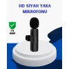 ieg™ iPhone İçin Çift Mikrofonlu Telsiz Yaka Mikrofonu 360 Derece HD Ses