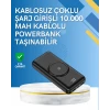 ieg™ iPhone ve Android Uyumlu 10000mAh Powerbank – Hem Kablolu Hem Kablosuz