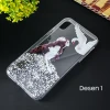 ieg™ İphone X Xs 3d Diamond Elbise Şeffaf Silikon Kılıf