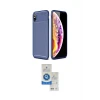 ieg™ iPhone XS Max Kılıf Eksen Form Prime - Şeffaf Royal Nano Ekran Koruyucu