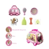ieg™ JND-6802 Taşıma Araba Çantalı Hareketli Pilli Köpek Set -Vardem Oyuncak