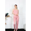 ieg ™ Kadın İp Askılı Somon Pijama Takım