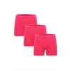 ieg ™ Kadın Penye 3lü Boxer Fuşya