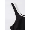 ieg™ Kadın Siyah Askılı Crop Top ve Şortlu Gecelik Takım
