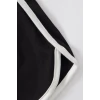 ieg™ Kadın Siyah Askılı Crop Top ve Şortlu Gecelik Takım