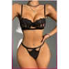 ieg™ Kadın Siyah Midye Sütyen Takım