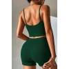 ieg™ Kadın Yeşil Şortlu Kaşkorse Gecelik Takım