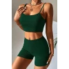 ieg™ Kadın Yeşil Şortlu Kaşkorse Gecelik Takım