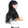 ieg™ Kahküllü Uzun Dalgalı Fiber Sentetik Peruk - Siyah
